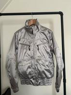 Falcon Zilveren Ski Jack / ski jas Maat M (valt als S), Ophalen of Verzenden, Zo goed als nieuw, Maat 36 (S), Jack