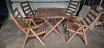 Teak houten tuin set, Tuin en Terras, Ophalen, Gebruikt, Tweedehands niet van toepassing, Tweedehands niet van toepassing