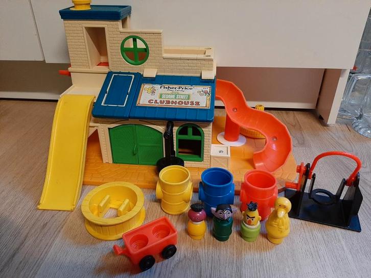Sesamstraat clubhouse fisher price, Kinderen en Baby's, Speelgoed | Fisher-Price, Speelset, Ophalen of Verzenden