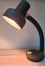 Bruine vintage bureaulamp. Herda., Huis en Inrichting, Lampen | Tafellampen, Ophalen of Verzenden, Zo goed als nieuw, Minder dan 50 cm
