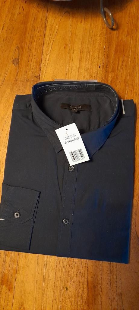 Camargue Overhemd - Nieuwstaat M, Kleding | Heren, Overhemden, Zo goed als nieuw, Halswijdte 39/40 (M), Zwart, Ophalen of Verzenden