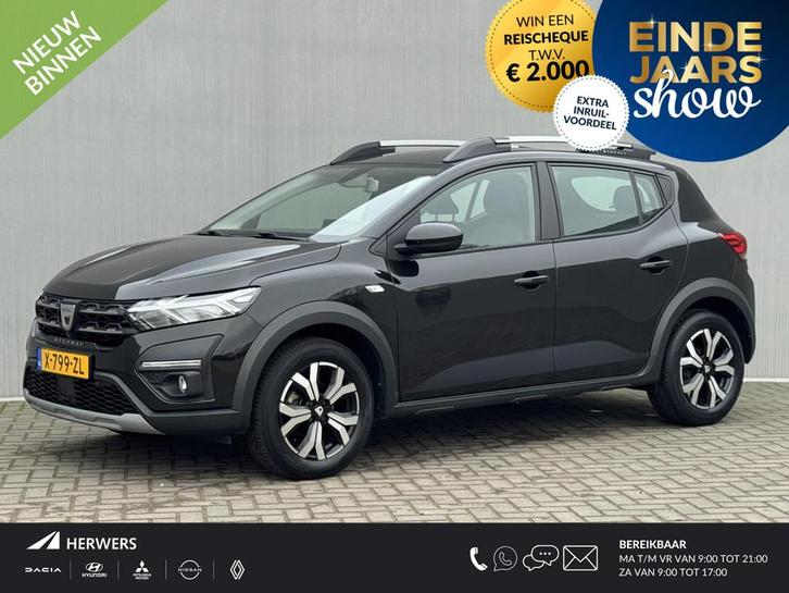 Dacia Sandero Stepway 1.0 TCe 90 Comfort / Achteruitrijcamer, Auto's, Dacia, Bedrijf, Te koop, Sandero Stepway, ABS, Achteruitrijcamera