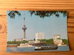 Ansichtkaart Rotterdam, euromast met schip Jan Backx, Verzamelen, Ansichtkaarten | Nederland, Ophalen of Verzenden, Voor 1920