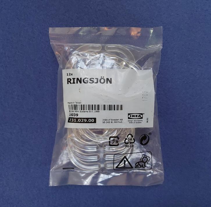 12 stuks transparante douchegordijn ringen, Huis en Inrichting, Badkamer | Badtextiel en Accessoires, Nieuw, Overige typen, Overige kleuren