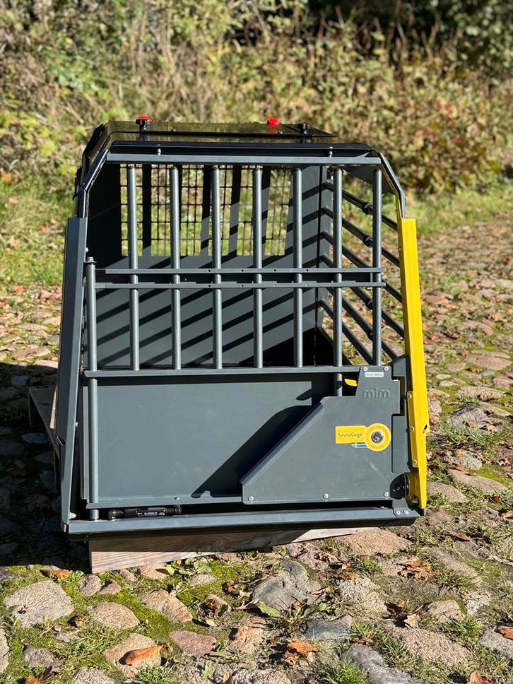 Zgan MiMSafe autobench Variocage Single XL, Dieren en Toebehoren, Hondenhokken, Zo goed als nieuw, 65 tot 100 cm, 75 tot 110 cm