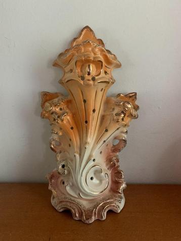 Antiek porseleinen podium theaterlampje beschikbaar voor biedingen