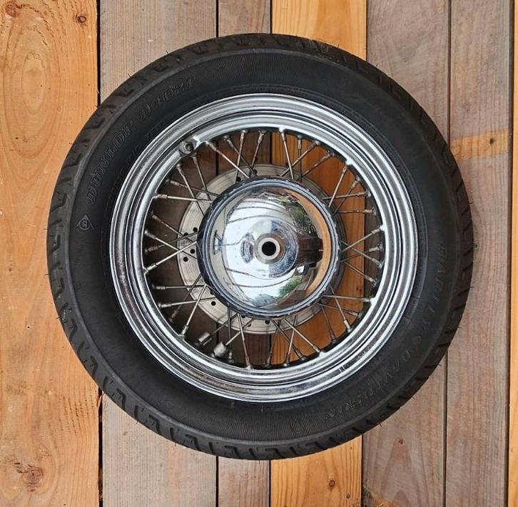 Harley Voor en Achterwiel (Softail Evo), Motoren, Onderdelen | Harley-Davidson, Nieuw, Ophalen