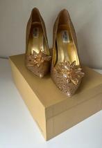 Jimmy choo gouden hakken 40, Zwart, Maat 40/42 (M), Ophalen of Verzenden, Zo goed als nieuw