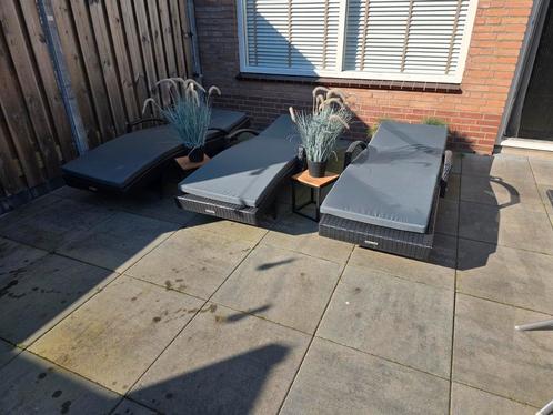 Ligbedden Tectake, Tuin en Terras, Tuinmeubel-accessoires, Zo goed als nieuw, Ophalen