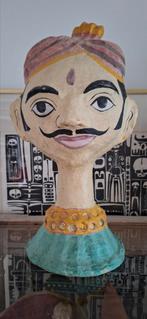Oud kunstobject Papier Maché figuur uit India, Antiek en Kunst, Ophalen of Verzenden
