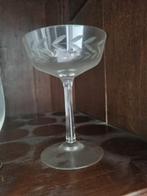 Vintage Champagne Coupes met Bladmotief, Antiek en Kunst, Ophalen