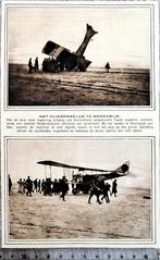 Luchtmacht 1917; ongeluk Ned. Taube bij Noordwijk, Verzenden, Voor 1940, Gebruikt, Overige onderwerpen