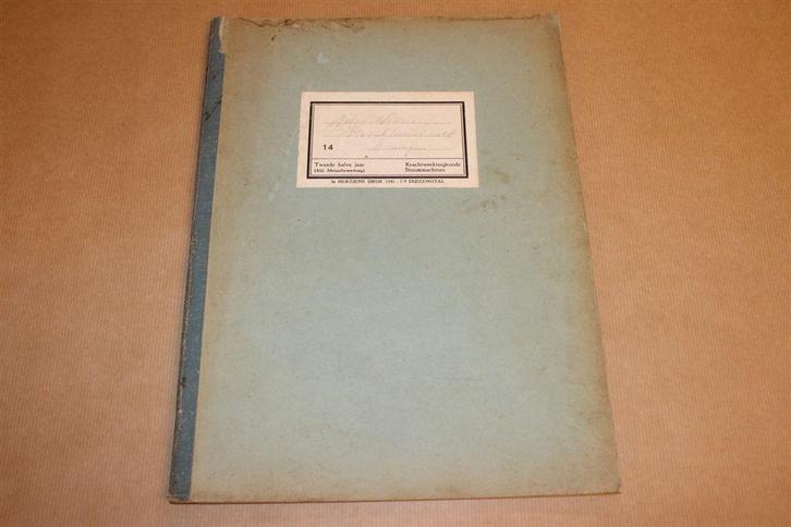 Handleiding Krachtwerktuigkunde - De Stoommachine 1941, Boeken, Techniek, Zo goed als nieuw, Bouwkunde, Ophalen of Verzenden