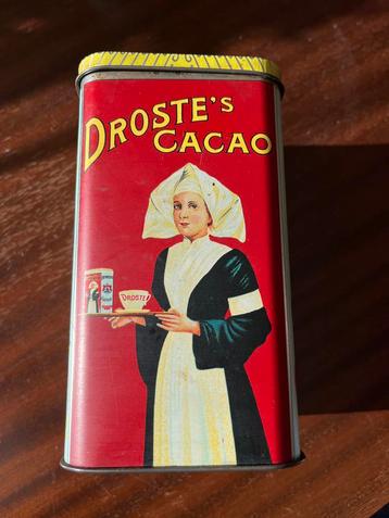 Vintage Droste Cacao Blik beschikbaar voor biedingen