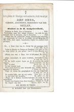 Reek -  Curacao  Carolus Augustinus Theo v.d. Meulen, Verzenden, Bidprentje