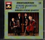 Shostakovich: Strijkkwartetten 2 & 3 / Borodin SQ, Verzenden, Modernisme tot heden, Zo goed als nieuw, Kamermuziek