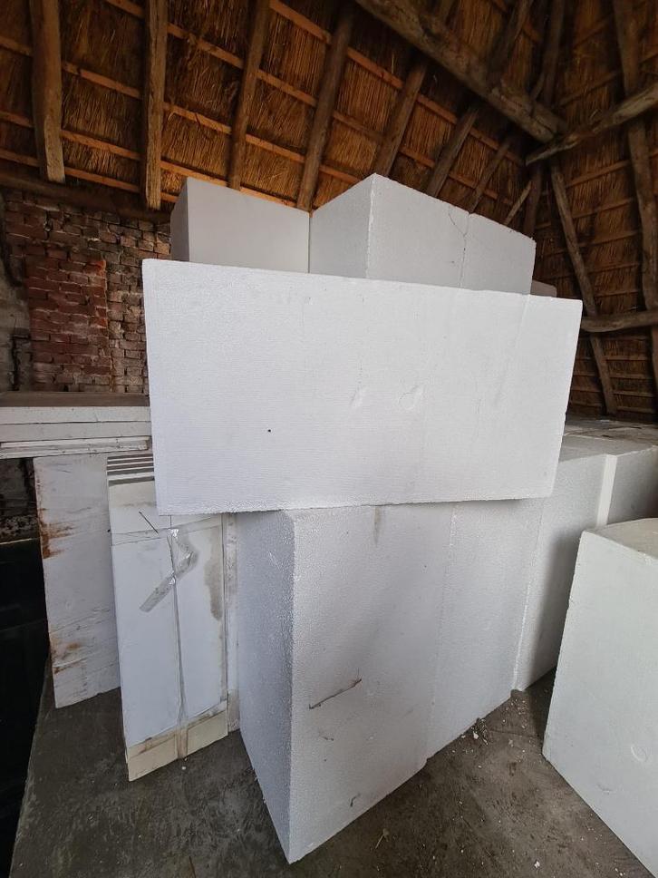 grote voorraad piepschimblokken, Doe-het-zelf en Verbouw, Isolatie en Afdichting, Piepschuim (Tempex), 12 cm of meer, 15 m² of meer