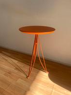 Vintage IKEA Bijzettafel - Oranje, Huis en Inrichting, Ophalen, Minder dan 45 cm, Minder dan 55 cm, Rond