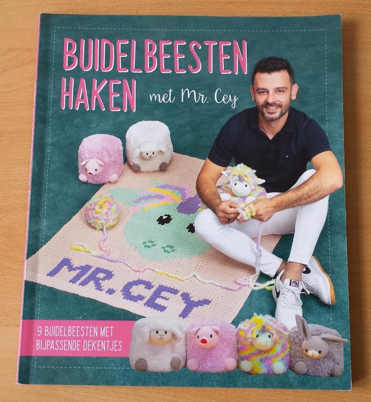 Buidelbeesten Haken met Mr. Cey - 2021, Hobby en Vrije tijd, Breien en Haken, Gebruikt, Haken, Patroon of Boek, Ophalen of Verzenden