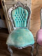 Barok Stoelen - Blauw & Groen, Ophalen, Gebruikt, Twee, Overige kleuren