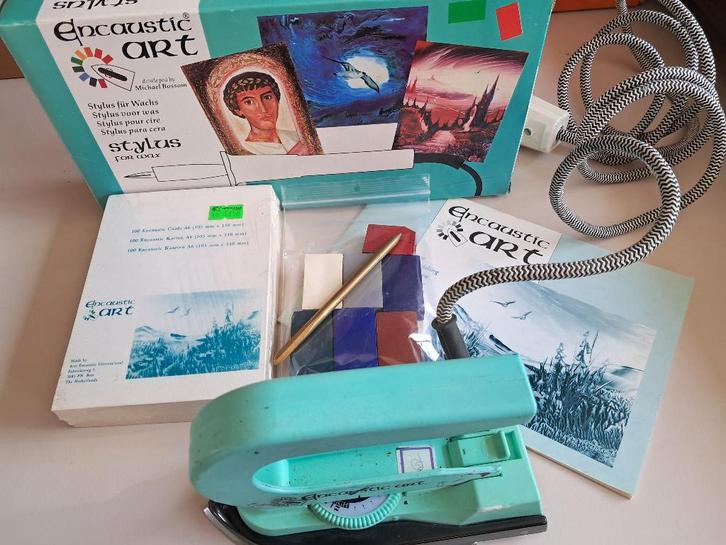 Encaustic set – basis, Hobby en Vrije tijd, Schilderen, Zo goed als nieuw, Overige typen, Ophalen of Verzenden