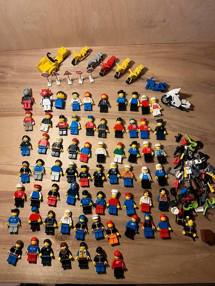 007- Lego Partij/Lot Minifiguren/Accessoires, Kinderen en Baby's, Speelgoed | Duplo en Lego, Gebruikt, Lego, Losse stenen, Ophalen of Verzenden