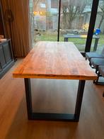 Industriële Eettafel 200x100, Ophalen, Gebruikt, 200 cm of meer, 50 tot 100 cm