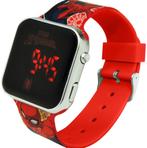 Spiderman Horloge - Led, Sieraden, Tassen en Uiterlijk, Ophalen of Verzenden, Nieuw, Rood, Jongen