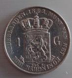 1 gulden 1892 zilver, Zilver, Koningin Wilhelmina, 1 gulden, Losse munt