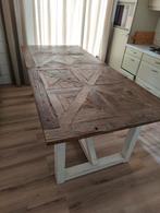 Eettafel 6 persoons, Ophalen, Eikenhout, 50 tot 100 cm, Zo goed als nieuw