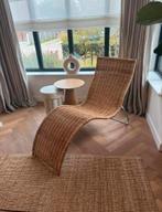 Vintage rieten IKEA Karlslund stoel fauteuil ligstoel rotan, Ophalen