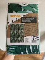 Douche gordijn planten monstera 180 x 200 van xenos x 2, 200 cm of meer, 150 tot 200 cm, Ophalen of Verzenden, Wit