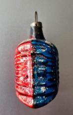 Oude Kerstbal Blauw/Rood, Diversen, Kerst, Ophalen of Verzenden