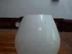 Vintage witte opaline coupe - vaas, 19 cm., Ophalen of Verzenden