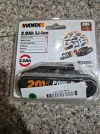 Worx 20V 2.0Ah Accu Nieuw in Verpakking, Ophalen of Verzenden, Nieuw