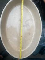 Aardewerk Schaal Ovaal 45cm x 18cm Gemerkt Rustiek M, Ophalen of Verzenden, Zo goed als nieuw