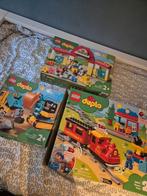 Lego duplo trein + graafmachine + manege, Kinderen en Baby's, Speelgoed | Duplo en Lego, Ophalen of Verzenden, Zo goed als nieuw