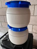 WATERKLUIS / VOERTON      4 STUKS, Huis en Inrichting, Keuken | Tupperware, Ophalen, Zo goed als nieuw, Blauw