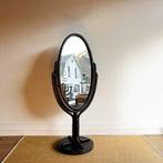 SALE Rotan bamboe passpiegel vintage dreesing mirror, Ophalen, ?, Zo goed als nieuw, Ovaal