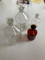Schott Duran stopflessen 2000 ml en 500 ml, Antiek en Kunst, Ophalen of Verzenden