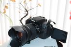 Canon 700D(vlog)camera touchscr Canon EF-S 18-135mm IS STM, Spiegelreflex, Canon, Zo goed als nieuw, 4 t/m 7 keer