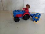 Duplo Boer op tractor en ploeg, Kinderen en Baby's, Speelgoed | Duplo en Lego, Ophalen of Verzenden, Gebruikt, Complete set, Duplo