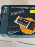 Kobishi High Speed Wirereless LAN wifi pcmcia card 802. 11g, Computers en Software, Netwerkkaarten, Nieuw, Ophalen of Verzenden