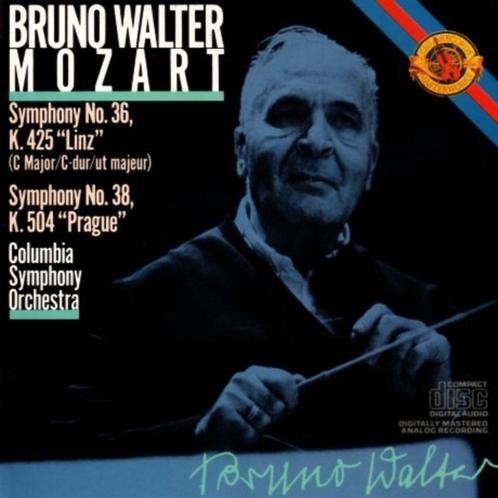 CD Mozart: Linz & Prague Symphony / Walter (CBS), Cd's en Dvd's, Cd's | Klassiek, Zo goed als nieuw, Orkest of Ballet, Classicisme