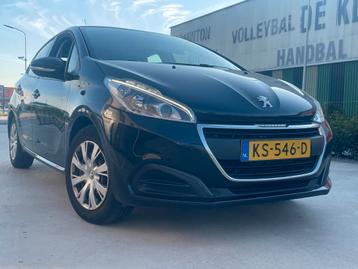 Peugeot 208 1.2 VTI 60KW/82PK 5-D 2016 Zwart AIRCO / NAVI  beschikbaar voor biedingen