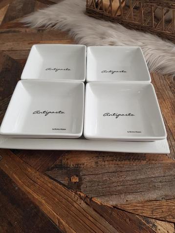 Nieuw  riviera maison  set   bord/plate + 4 schaaltjes  beschikbaar voor biedingen