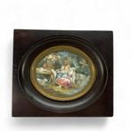 Miniatuurschilderij, Antiek en Kunst, Kunst | Schilderijen | Klassiek, Ophalen of Verzenden