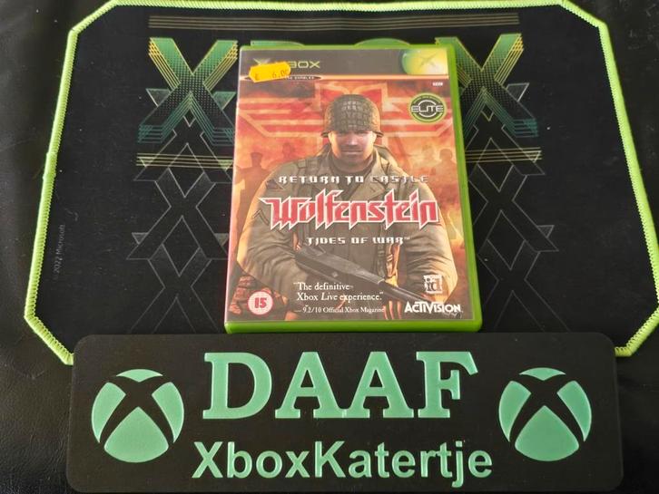 Return to castle wolfenstein tides of war -Xbox original/360, Spelcomputers en Games, Games | Xbox Original, Zo goed als nieuw