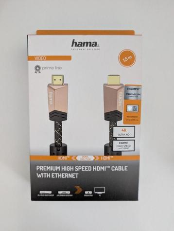 Nieuwe Hoogwaardige Hama hdmi kabel 1,5m 4k OP=OP beschikbaar voor biedingen