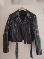Zara Leren Jas met Studs - Maat L - Nieuw!, Zara, Ophalen of Verzenden, Nieuw